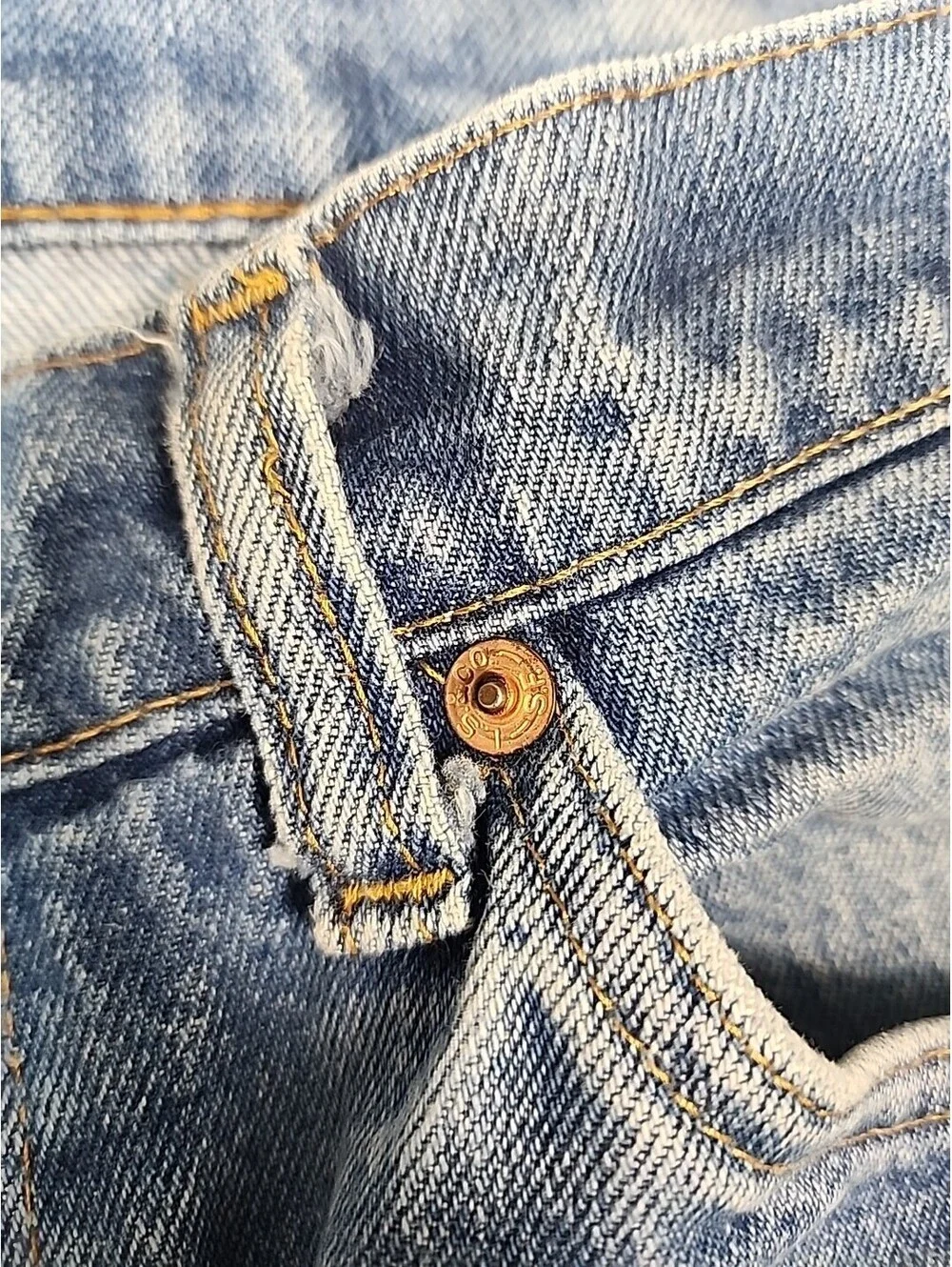 Vintage 70s Levi's 646 36 x 31 Orange Tab Bootcut Jeans
